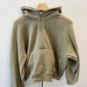 Athleta Sage Green Fleece Pullover